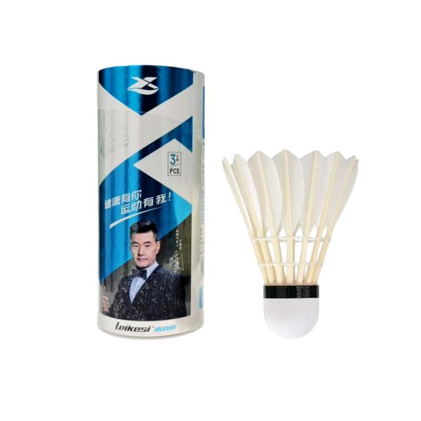 VOLANTE DE BADMINTON #38 PLUMA DE PATO- 3 unds