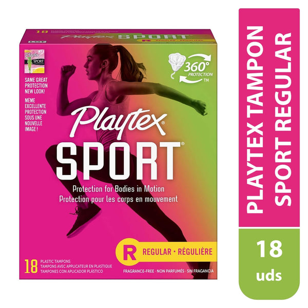 Tampón Playtex Sport Regular - 18 G