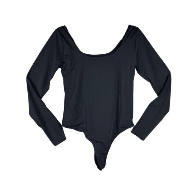Blusa - Body Manga Larga - Negro Xs