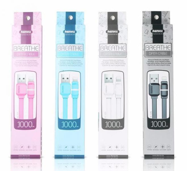 CABLE USB LIGHTNING RC-029I BREATHE REMAX BLANCO