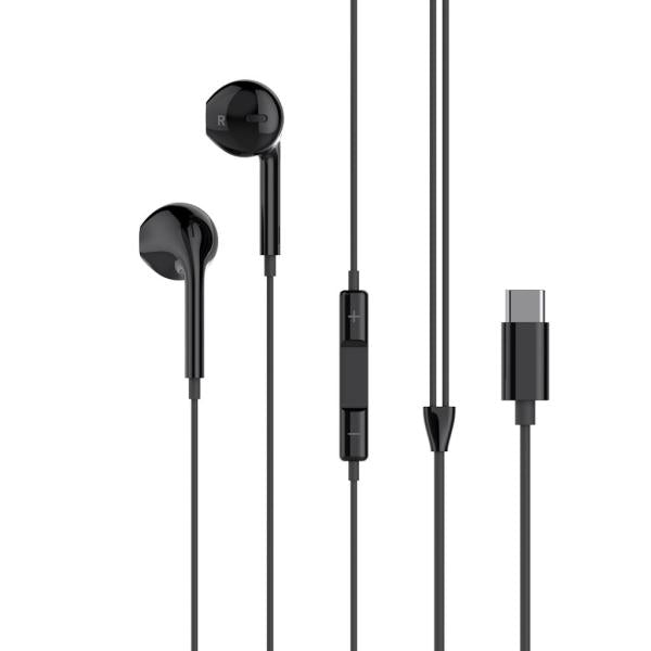 Audifonos Tipo C Modelo Ep72 Xo Negro