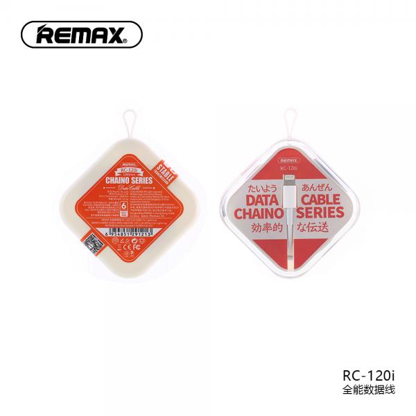CABLE USB LIGHTNING RC-120I CHAINO REMAX BLANCO