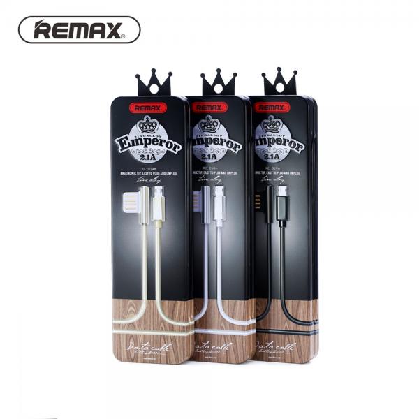 Cable Usb Micro B Rc-054M Emperor Series Remax Dorado
