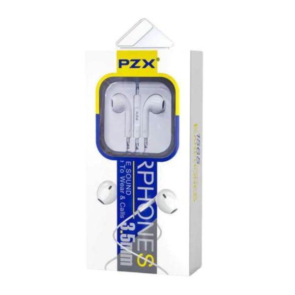 Audifonos 3.5  Modelo 1565 Pzx Blanco