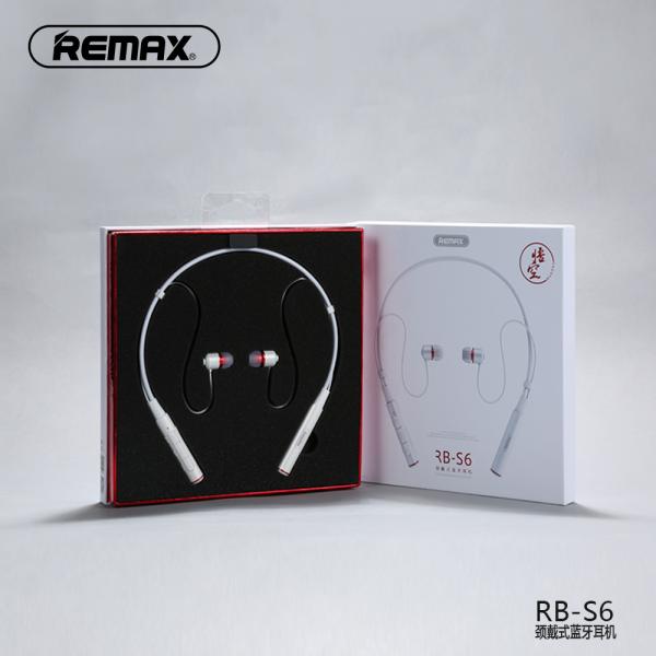 AUDIFONOS MANOS LIBRES BLUETOOTH SPORTY RB-S6 REMAX NEGRO