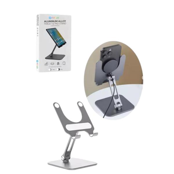 Holder Escritorio Para Tablet Modelo 51014  Coteci Plateado
