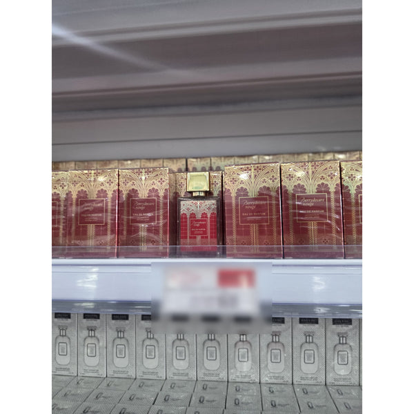 Perfume Berrydecare Nouge Eau de Parfum Natural Spray Frasco Rojo y Dorado