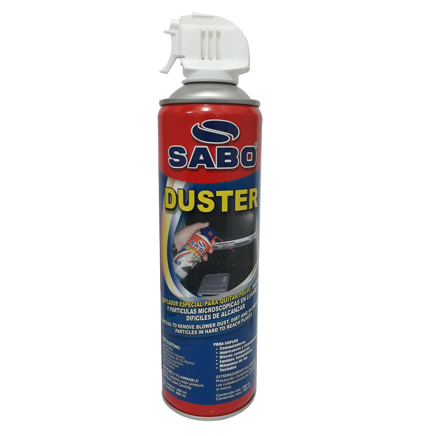 Limpiador Sabo Especial De Aire Comprimido Para Limpieza De Pc - 590ml