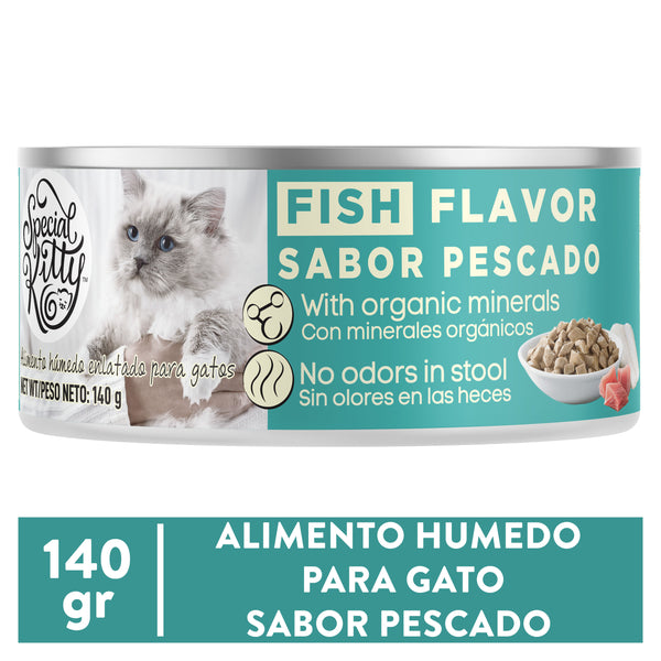 Alimento Special Kitty Humedo Gato Sabor Pescado -140 G