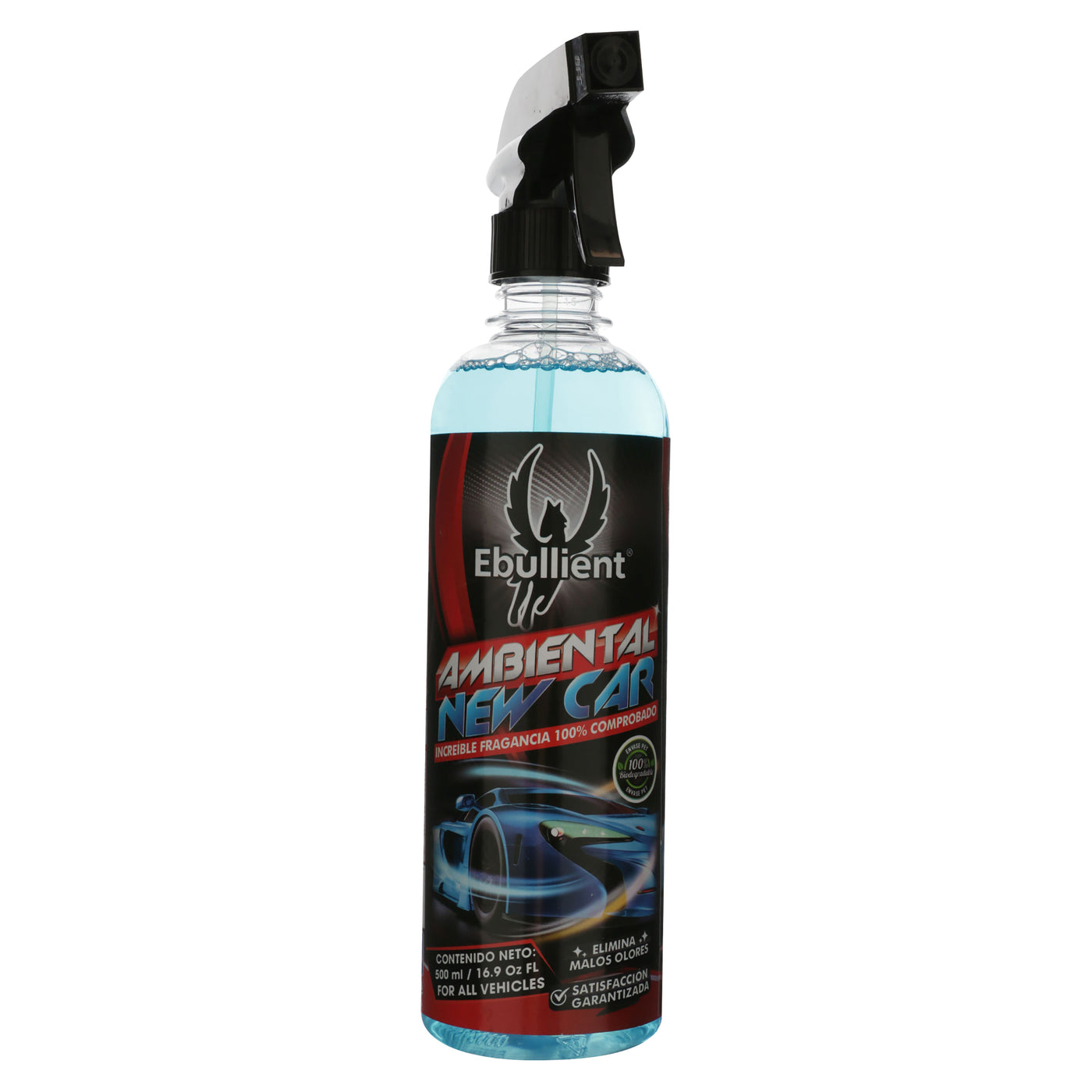 Aromatizante Ebullient Para Auto En Spray Aroma New Car - 500 Ml