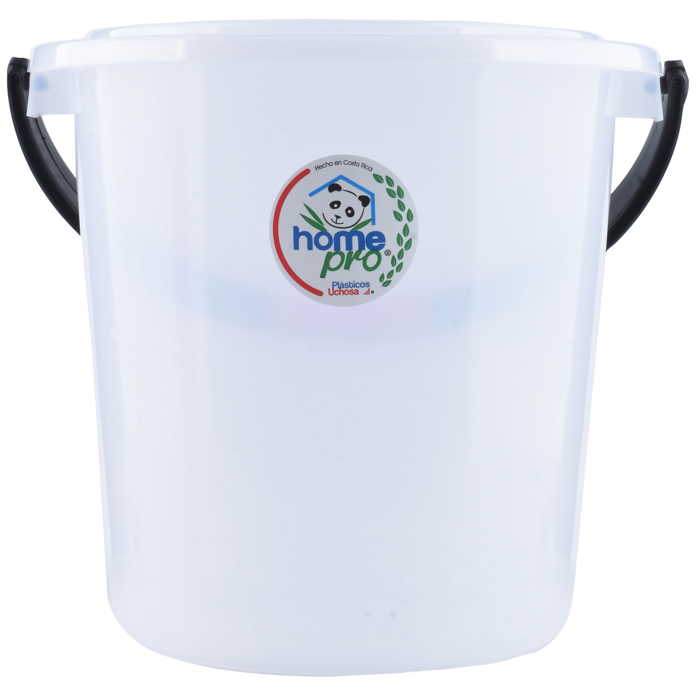 Balde Home Pro Con Tapa Transparente - 18 L