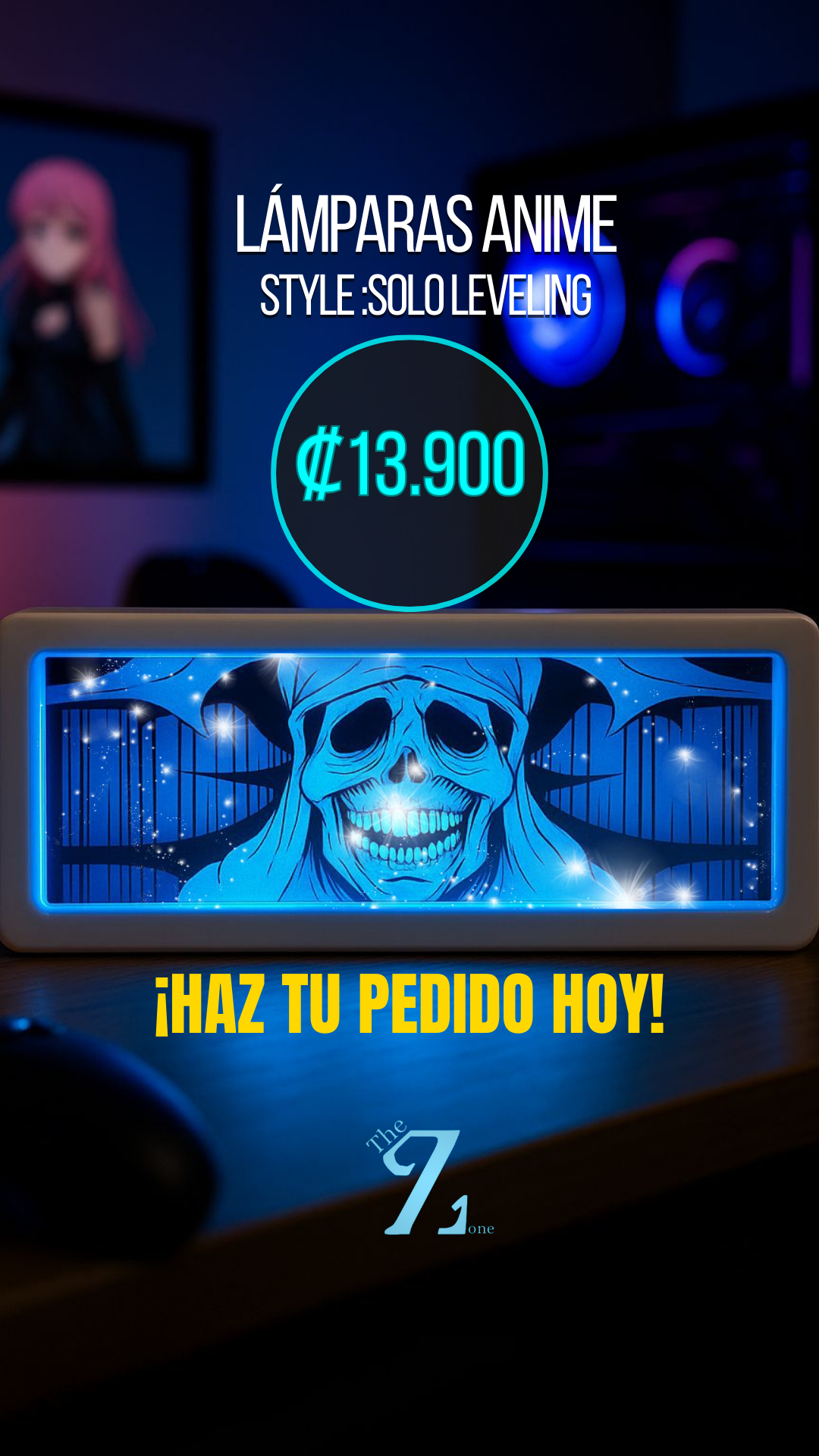 🌟 Lámparas LED de Anime – ¡Iluminá tu pasión!