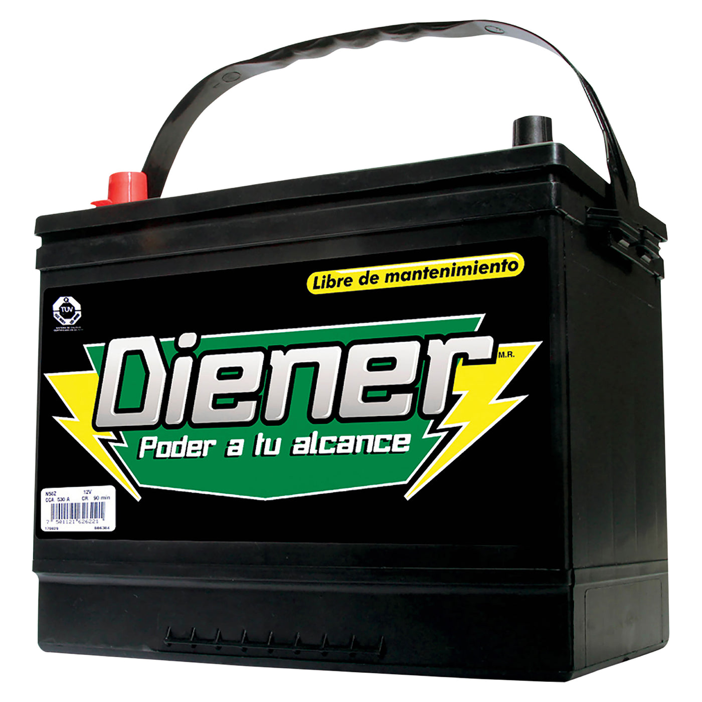 Batería Diener 55530 Para Automóvil Libre De Mantenimiento - 1 Ud