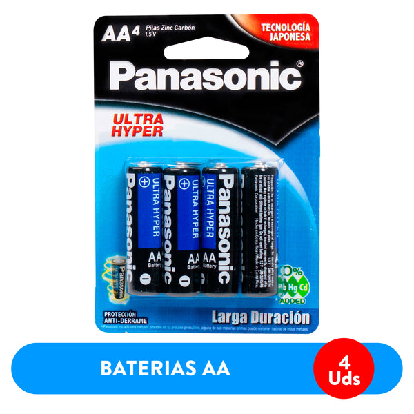 Pilas Panasonic Zinc Carbon AA