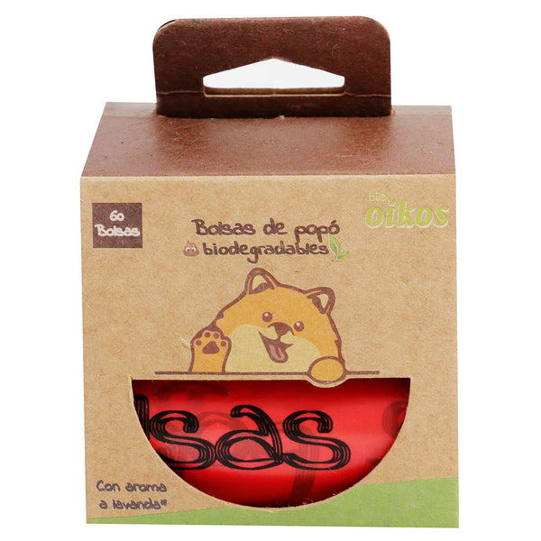 Bolsa Para Desechos Bio Oikos Biodegradable 4 Rollos