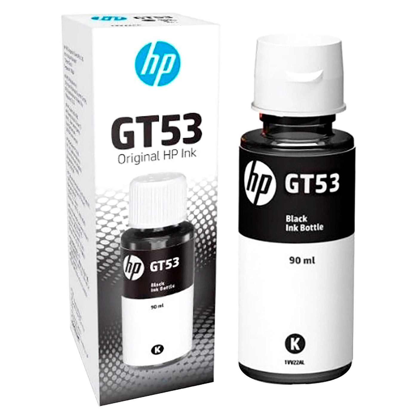 Botella Tinta HP Gt53 Color Negro