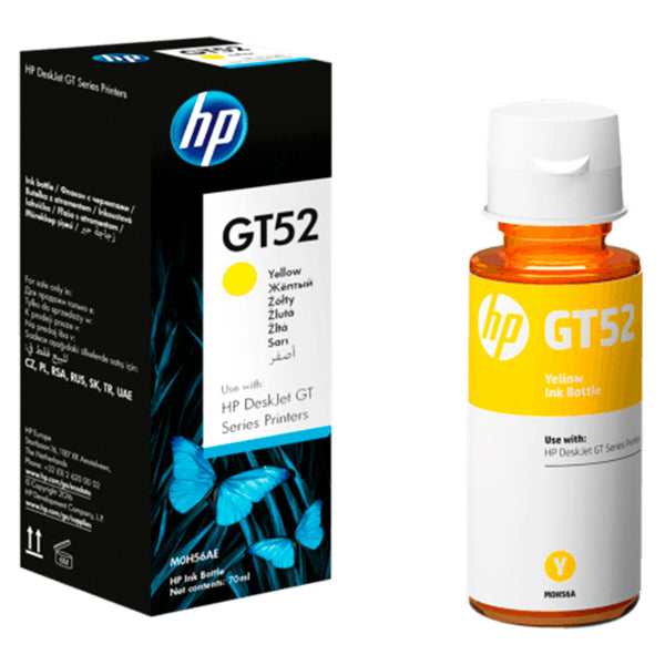 Cartucho HP Gt52 Amarillo Modelo M0h56al