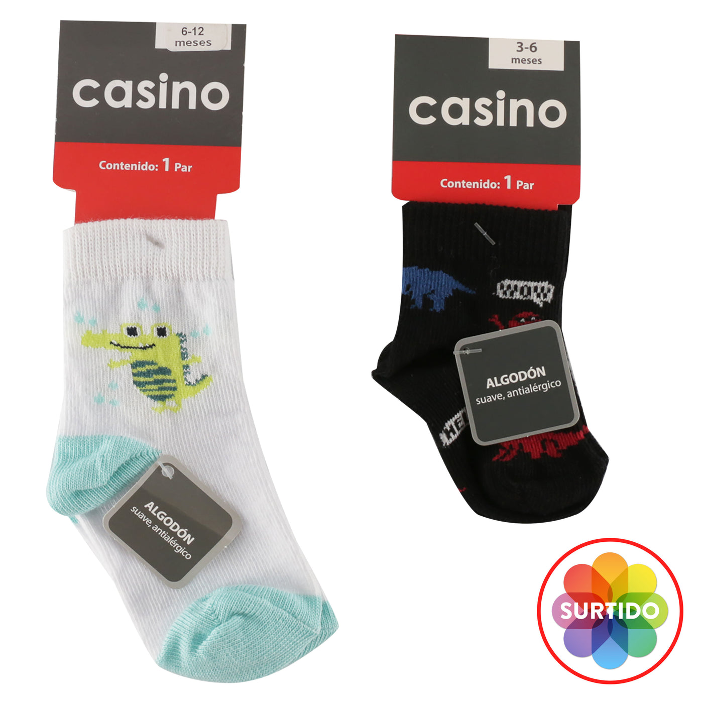 Calcetín Casino Colors Talla 2-4 Azul Oscuro