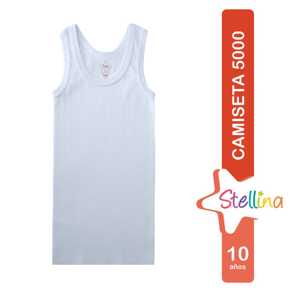 Camiseta Uso Interior Stellina, Para Niño -talla 10
