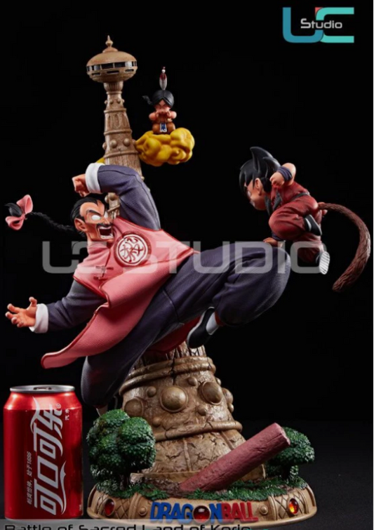 🥋 Figura de Tao Pai Pai vs Goku – Dragon Ball