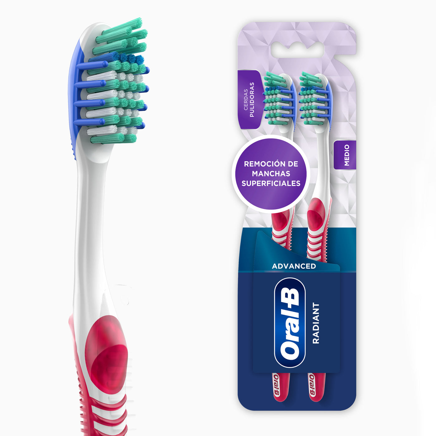 Cepillos Dentales Oral-b 3D White Radiant 2 Unidades