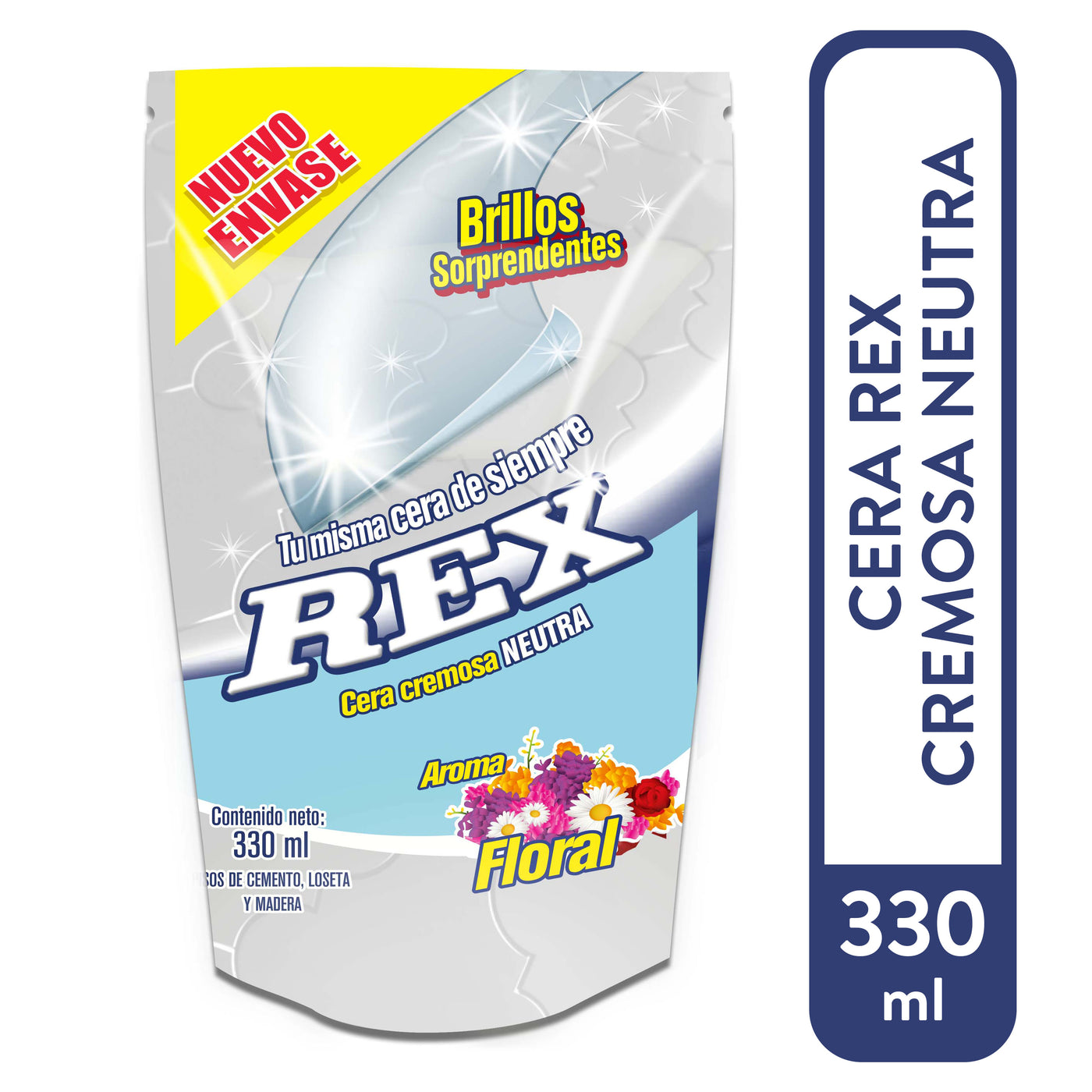 Cera Rex Cremosa Neutra Doypack -330ml
