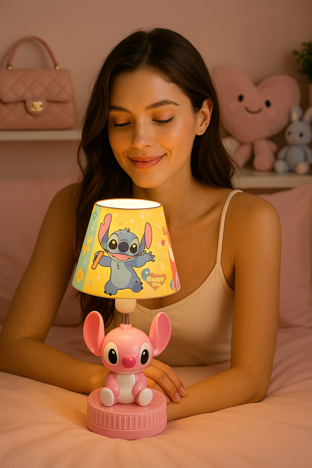 🌟 Lámpara de Stitch que Enamora tu Espacio 💙✨