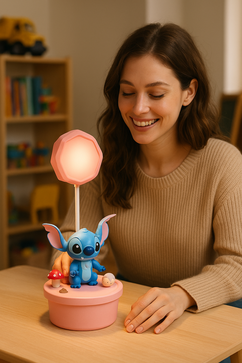 Lámpara LED de Stitch – Estilos Adorables para Iluminar tu Espacio