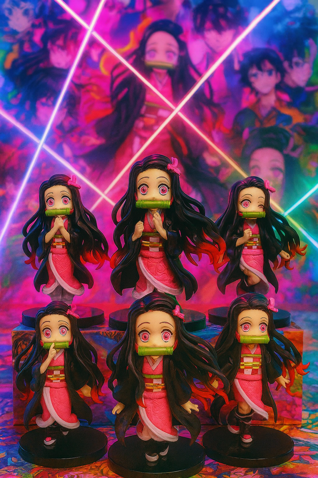 Set de Figuras Nezuko Kamado (Kimetsu no Yaiba) – Coleccionables