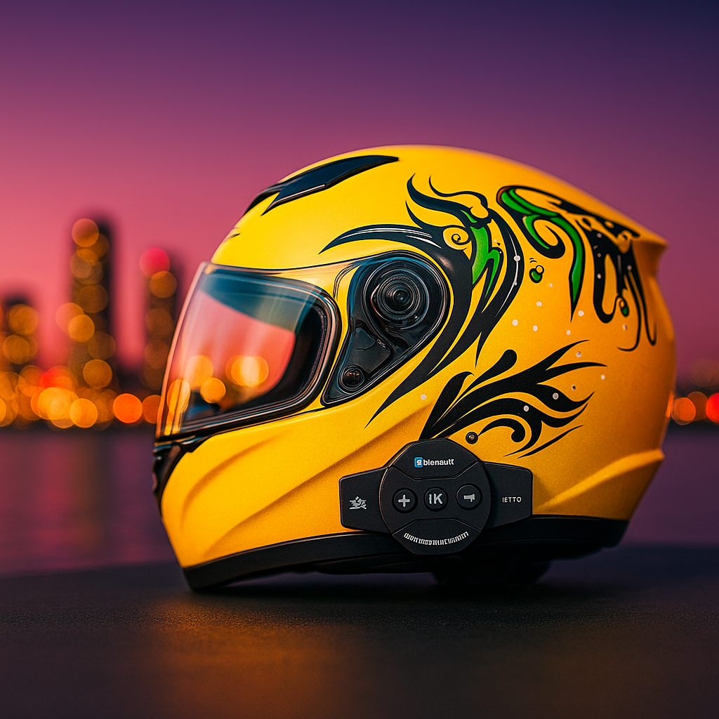 🎧 Intercomunicador Bluetooth 4.0 para Casco – Llamadas, Música y Respuesta Automática