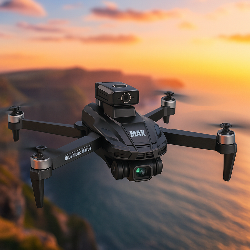 🚀 V168 Max GPS Drone 8K | Cámara Dual con Zoom 50×, Motores Brushless, GPS y 3 km de Alcance