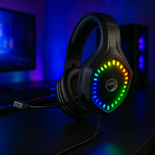 Audífono Gamer MARVO Scorpion H8360 – RGB | 3.5mm + USB | Multiplataforma