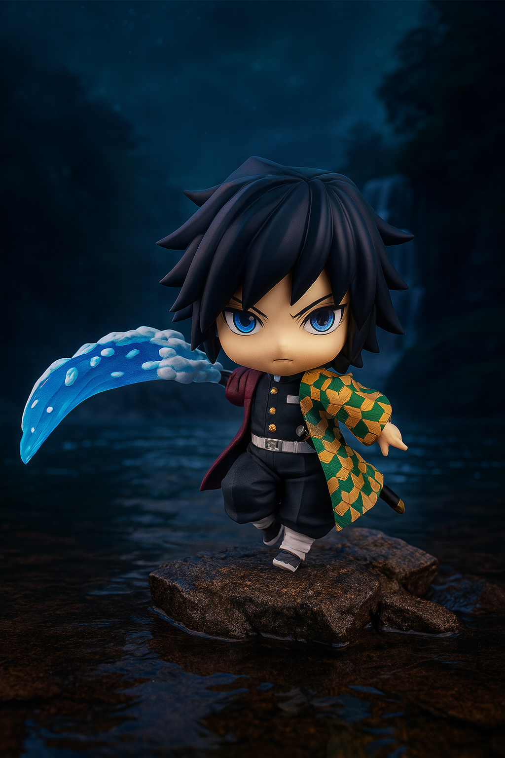 Figura Giyu Tomioka con accesorios – Demon Slayer