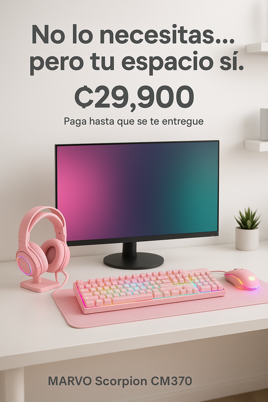 SET LINEA SCORPION CM370 SP MARVO ROSADO