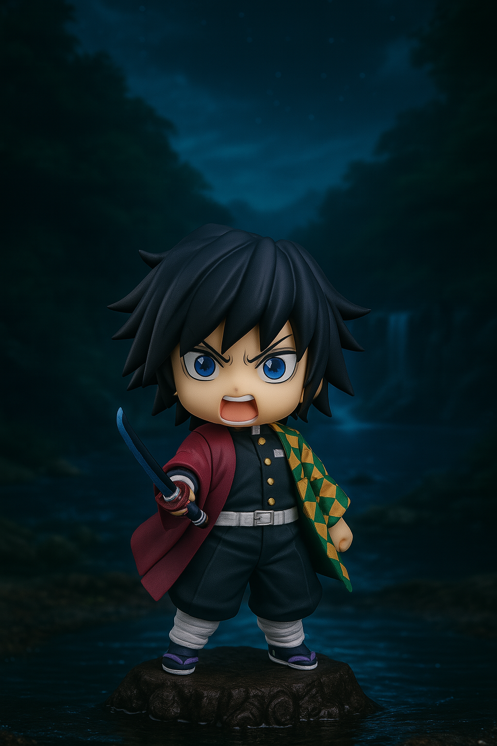 Figura Giyu Tomioka con accesorios – Demon Slayer