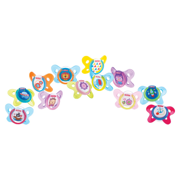 Chupeta Nuby De Silicón Con Estuche 0 A 3 Meses