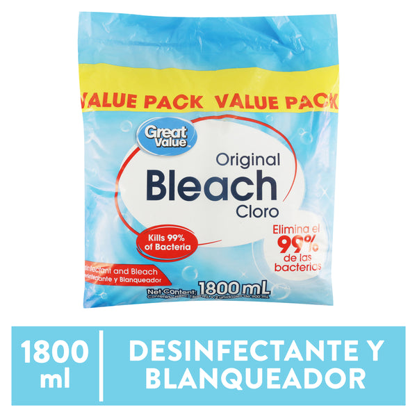 Cloro Great Value 2 Pack - 900 Ml