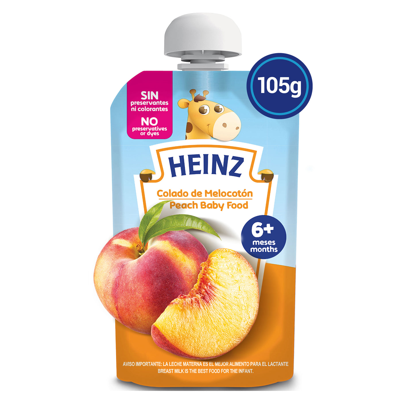 Colado Heinz Melocotón Doy Pack - 105 G