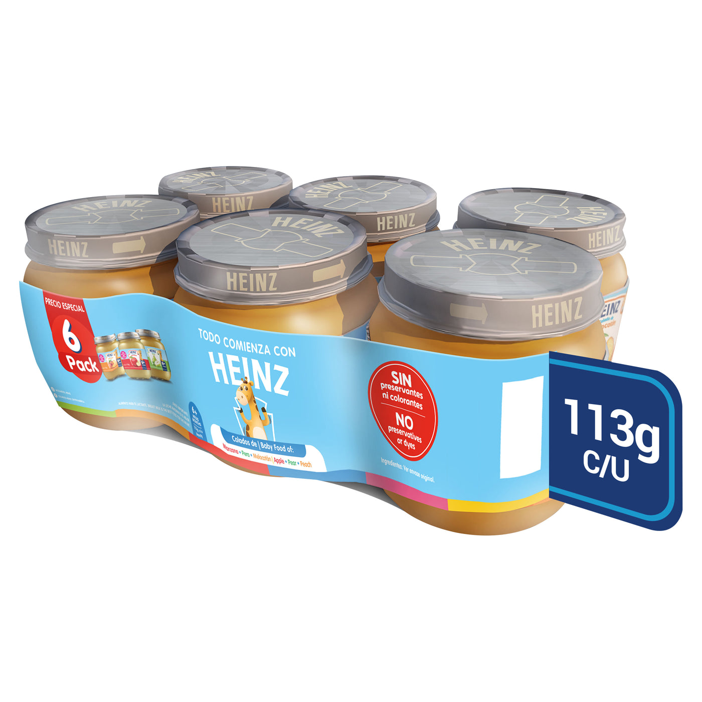 Colados Heinz Vidrio 6 Pack Suertidos - 678g