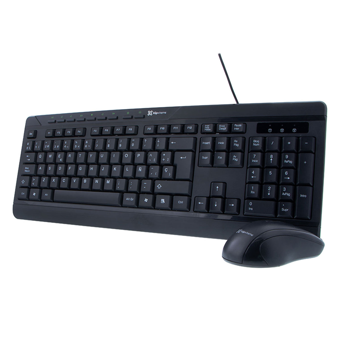 Dúo Klip Xtreme, Mouse Y Teclado Multimedia Deskmate