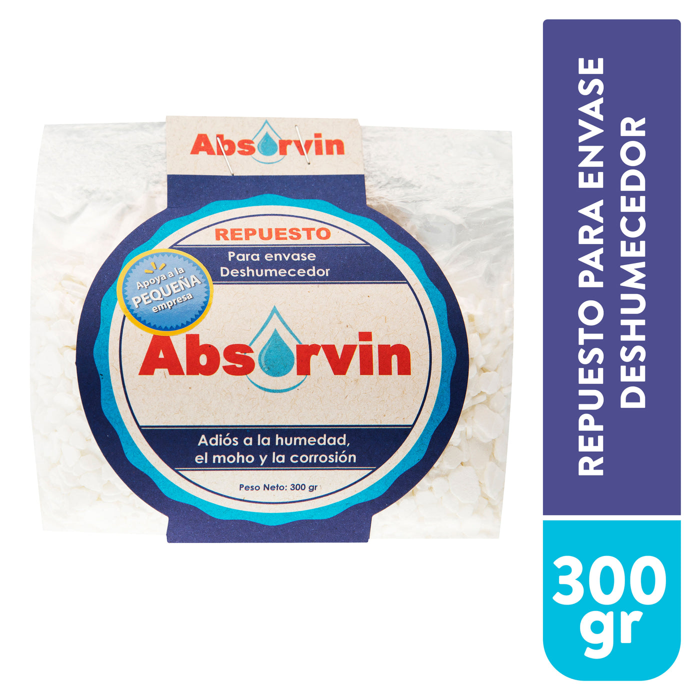 Repuesto Absorvin Para Envase Deshumedecedor - 300 G