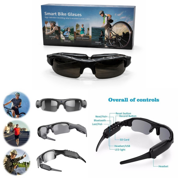 Lentes con audifonos y camara
