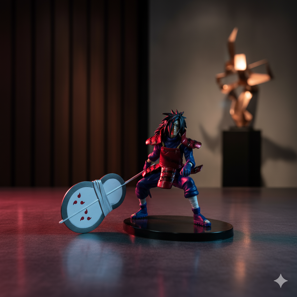 Figura Coleccionable Madara Uchiha con Gunbai – Edición Especial (15 cm)