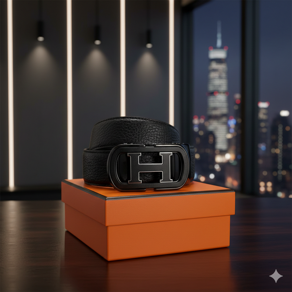 Faja Negra Hermes – Black Stealth & Elite Leather Edition