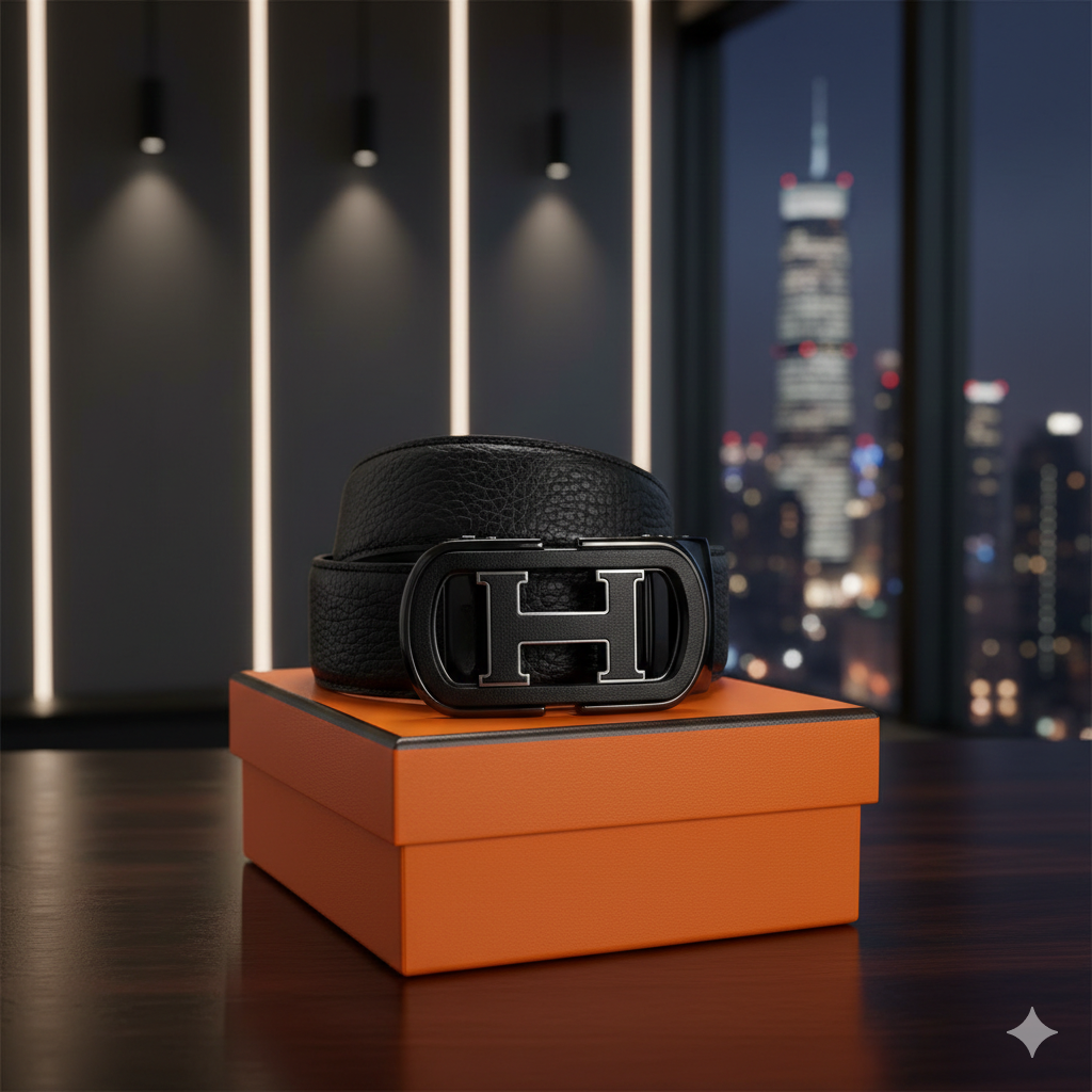 Faja Negra Hermes – Black Stealth & Elite Leather Edition