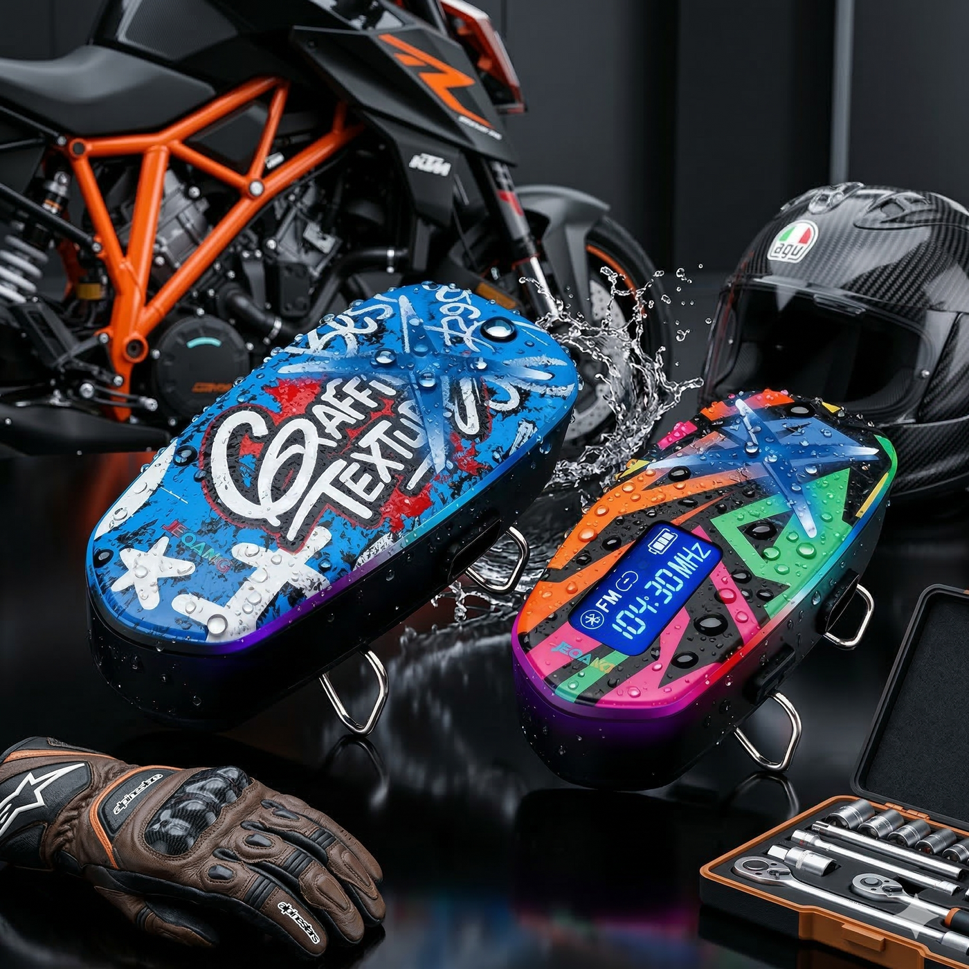 Intercomunicador para 4 Graffiti M855