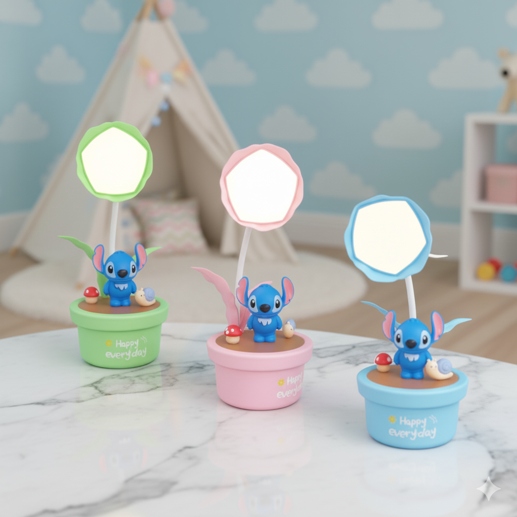 Lámpara LED de Stitch – Estilos Adorables para Iluminar tu Espacio