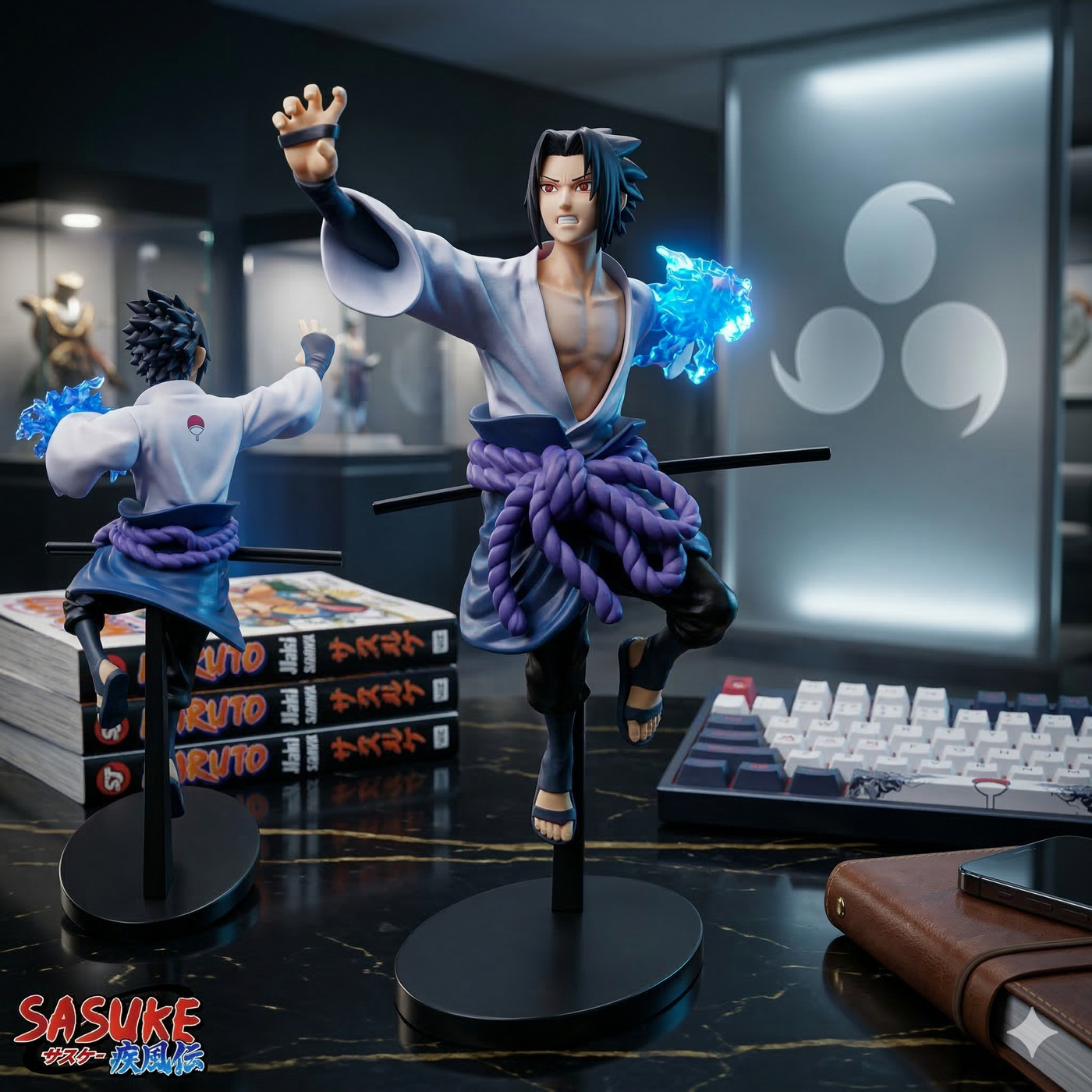 FIGURA SASUKE ICHIHA CHIDORI- NARUTO
