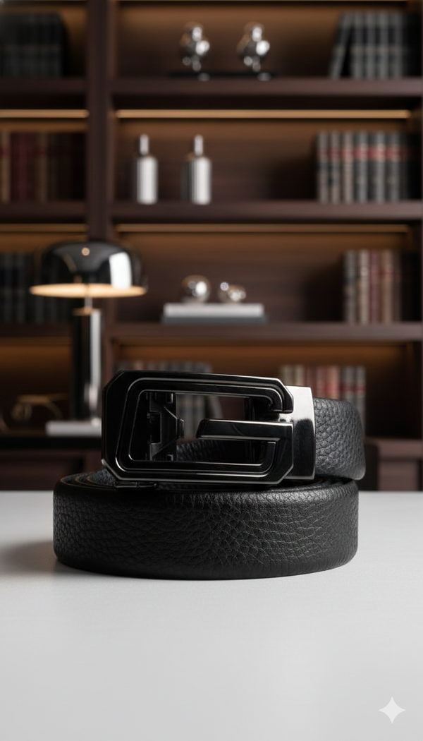 Faja Negra Gucci – Black Stealth & Elite Leather Edition