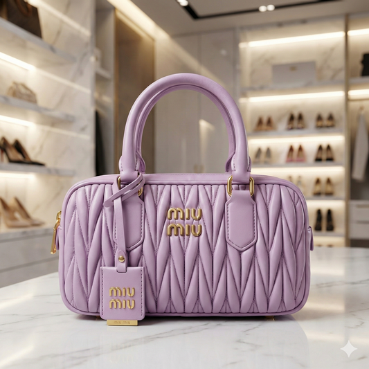 Bolso de Mano Diseño Arcadie – Código: IZ-MIU-LILAC